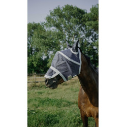 Máscara anti-moscas anti-UV Equithème Cerceau Máscara anti-moscas anti-UV Equithème Cerceau
