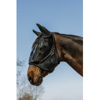 Fliegenmaske/ UV-Schutz Equithème Doux Preto