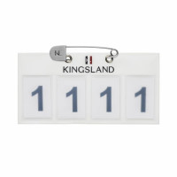Placa de identificação Kingsland 4 espaços Classic em pack de 2 Branco Placa de identificação Kingsland 4 espaços Classic em pack de 2 Branco