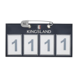 Placa de identificação Kingsland 4 espaços Classic em pack de 2 Marinho Azul-marinho
