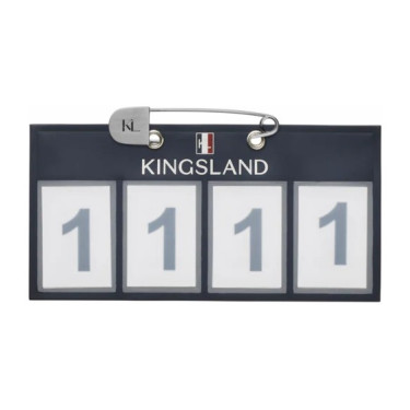 Placa de identificação Kingsland 4 espaços Classic em pack de 2 Marinho Azul-marinho