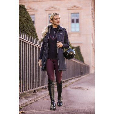 Colete longo sem mangas Harcour Booster Marinho Azul-marinho