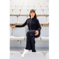 Calça de moletom de malha Harcour Andrea Marinho Azul-marinho Calça de moletom de malha Harcour Andrea Marinho Azul-marinho