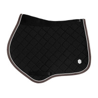 Almofada de sela Mesh veludo 3D ProConfort Dynamix Preto / castanho