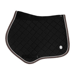 Almofada de sela Mesh veludo 3D ProConfort Dynamix Preto / castanho Almofada de sela Mesh veludo 3D ProConfort Dynamix Preto / castanho