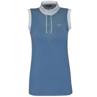 Polo CANDIBA feminino sem mangas Flags & Cup Azul tempestade Polo CANDIBA feminino sem mangas Flags & Cup Azul tempestade