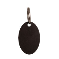 Medalha para Gravar Oval Grooming Deluxe da Kentucky Preto