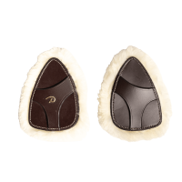 Almofada de Proteção em Lã Artificial para Peitoral de 5 Pontos Dy'on Castanho