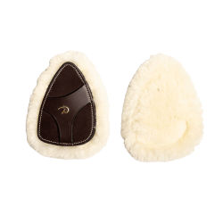 Almofada de Proteção em Lã Artificial para Peitoral de 5 Pontos Dy'on Castanho Almofada de Proteção em Lã Artificial para Peitoral de 5 Pontos Dy'on Castanho