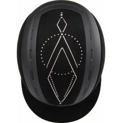 Capacete Casco Elite Iconic Celestia noir swarovski