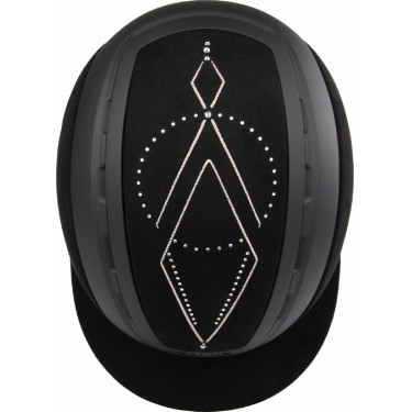 Capacete Casco Elite Iconic Celestia noir swarovski