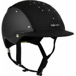 Capacete Casco Apart Icônico Brilhante preto cristais médio