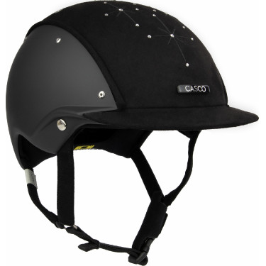Capacete Casco Apart Icônico Brilhante preto cristais médio