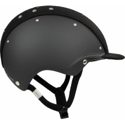 Capacete Casco Apart Icônico Brilhante preto cristais médio