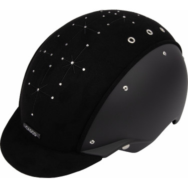Capacete Casco Apart Icônico Brilhante preto cristais médio