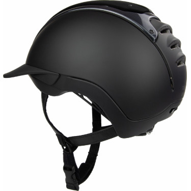 Capacete Casco Duell One Iconic Premiere veludo preto