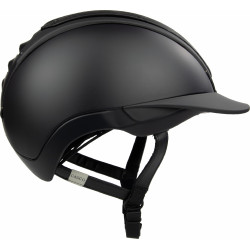 Capacete Casco Duell One Iconic Finesse Noir matelassado ao meio Preto Capacete Casco Duell One Iconic Finesse Noir matelassado ao meio Preto
