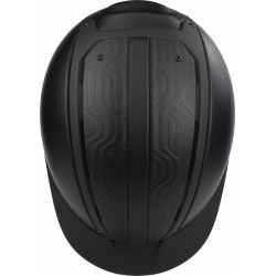 Capacete Casco Duell One Iconic Finesse Noir matelassado ao meio Preto Capacete Casco Duell One Iconic Finesse Noir matelassado ao meio Preto