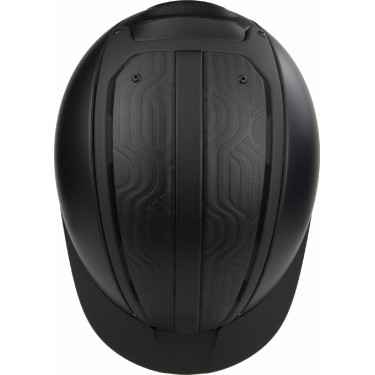 Capacete Casco Duell One Iconic Finesse Noir matelassado ao meio Preto Capacete Casco Duell One Iconic Finesse Noir matelassado ao meio Preto