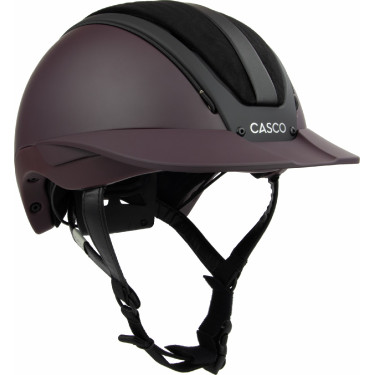 Capacete Casco Duell One Iconic Finesse vinho tinto acolchoado ao meio Bord&amp;amp;amp;amp;amp;ocirc;