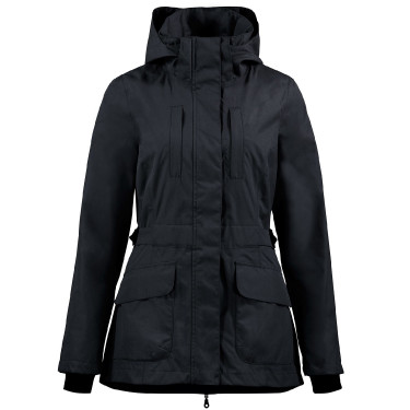 Casaco técnico protetor Horze Jadine feminino Azul-marinho