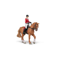 Cavalo de passeio e sua amazona Papo