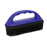 Escova de borracha Hippotonic para mantas Azul / preto Escova de borracha Hippotonic para mantas Azul / preto