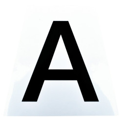 Conjunto de autocolantes com 12 letras para marcadores de adestramento La Gee Conjunto de autocolantes com 12 letras para marcadores de adestramento La Gee