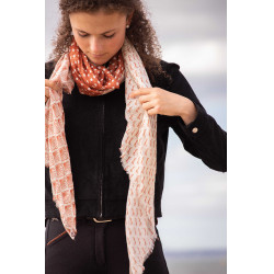 Estola Alix Pénélope Cru / ferrugem Branco Estola Alix Pénélope Cru / ferrugem Branco