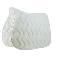 Almofada de sela Equithème Polyfun Branco / branco Almofada de sela Equithème Polyfun Branco / branco
