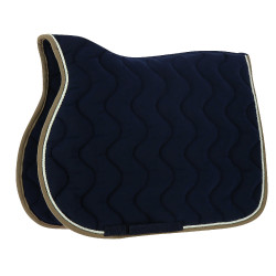 Almofada de sela Equithème Polyfun Marinho / toupeira Azul