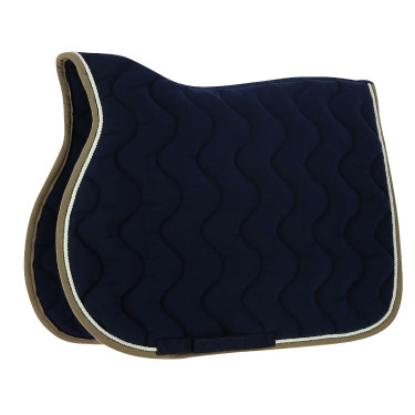 Almofada de sela Equithème Polyfun Marinho / toupeira Azul
