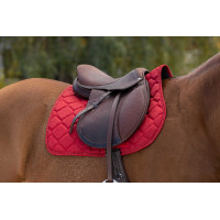 Almofada de sela Riding World Rope Vermelho