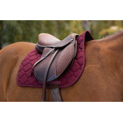 Almofada de sela Riding World Rope Bordéus Almofada de sela Riding World Rope Bordéus
