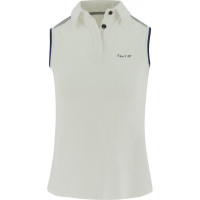 Polo Equit'M sem mangas Feminino Branco