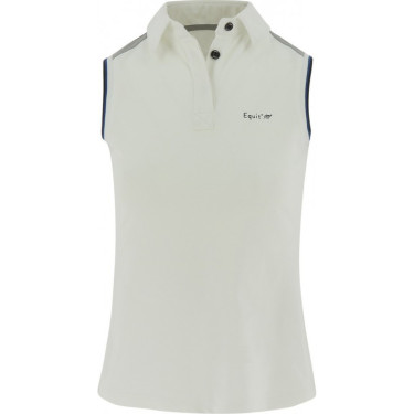Polo Equit'M sem mangas Feminino Polo Equit'M sem mangas Feminino