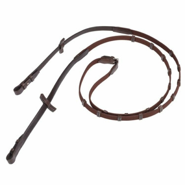 Rendas estreitas Stübben com 9 passadores e ganchos Ébano prata