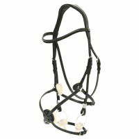 Muserola mexicana Stübben 2700 Preto / preto prateado Muserola mexicana Stübben 2700 Preto / preto prateado