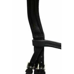 Muserola combinada Stübben 2700 Preto / preto prateado