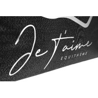 Saco para manta Je t'aime Equithème Preto Saco para manta Je t'aime Equithème Preto