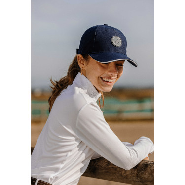 Polo em malha Equithème Buffy Branco