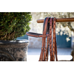 Rendas trançadas Pénélope US Avelã Castanho