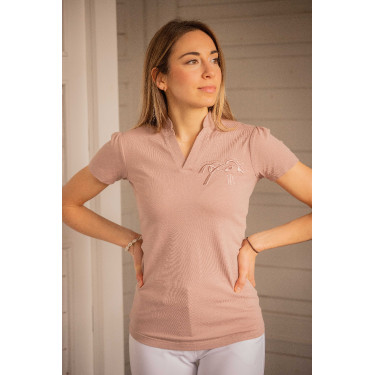 Polo Pénélope Josie Bege / rosa