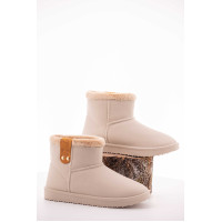 Botas forradas Pénélope Cinza glaciar