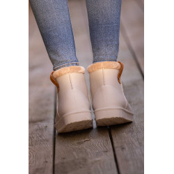 Botas forradas Pénélope Cinza glaciar