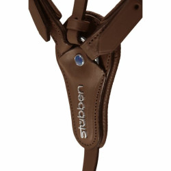 Peitoral Pro-Jump Stübben Ébano Castanho Peitoral Pro-Jump Stübben Ébano Castanho