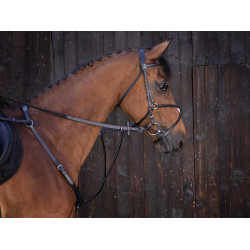 Martingale com anéis Riding World Preto