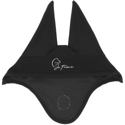 Touca anti-moscas Je t'aime Equithème Origine Preto