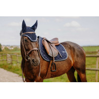 Boné antimosca Je t'aime Equithème Mirror Azul