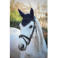 Touca para cavalos New Strass Pénélope Azul-marinho